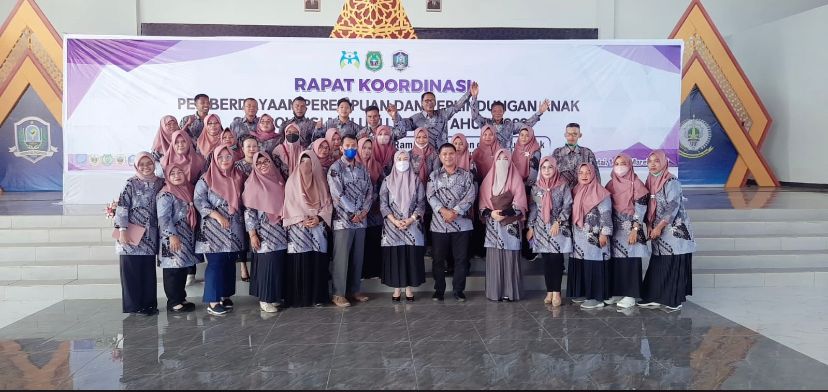 Rakor pemberdayaan perempuan dan perlindungan anak Dinas P3A Maluku Utara. (Istimewa)