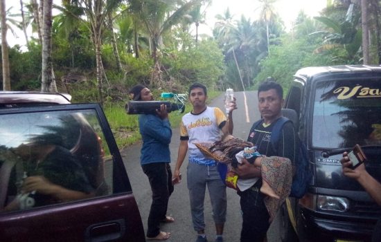 Balita Kritis Terjebak Lakalantas saat Dirujuk, Sejumlah Jurnalis Morotai Beri Pertolongan