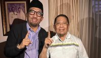 Sultan Husain Alting Sjah dan Thaib Armaiyn. (Istimewa)